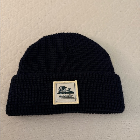 Aime Leon Dore Navy Knit Beanie with Patch - Picture 1 of 2